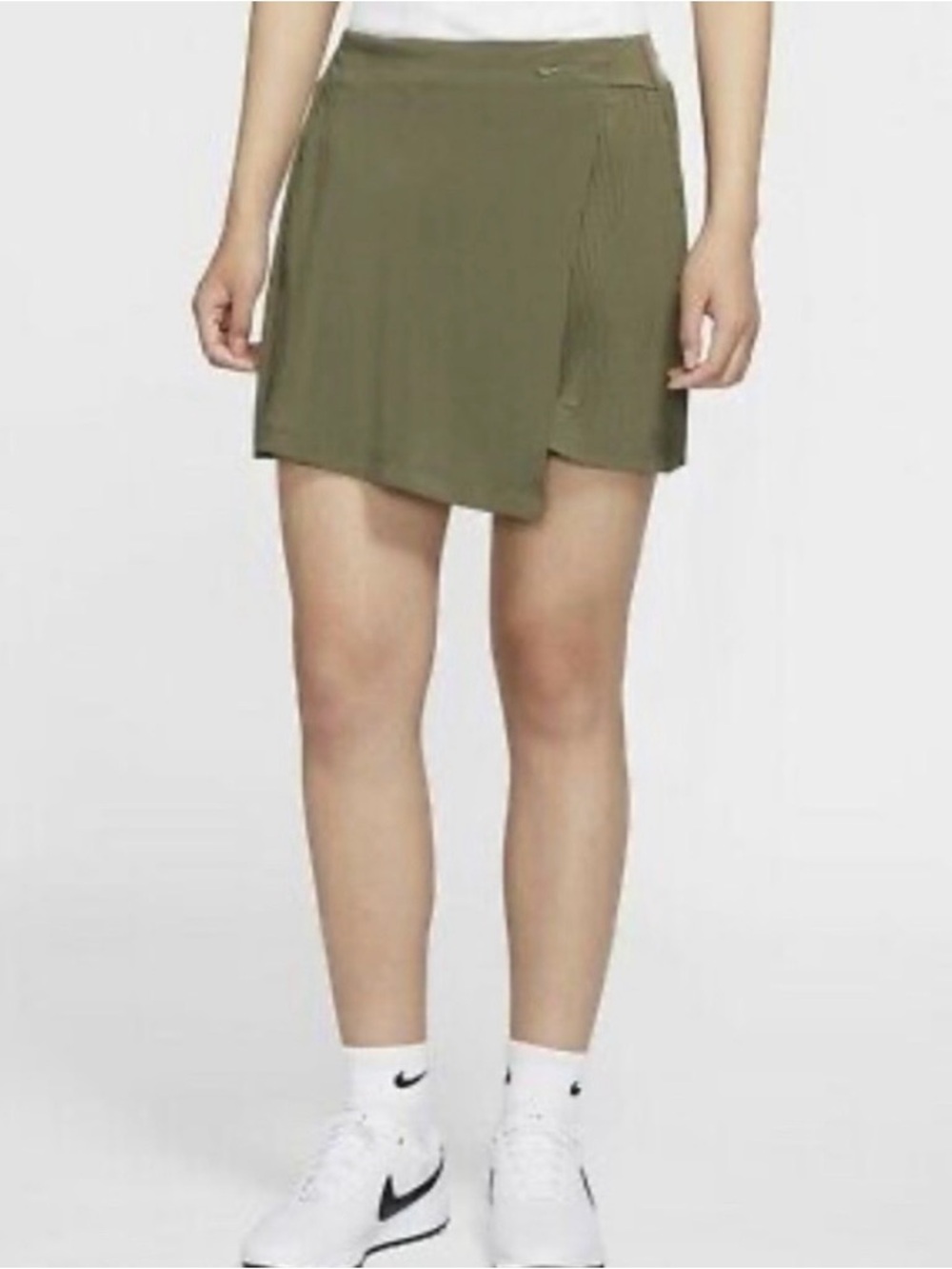NWT Nike Woman’s Dri Fit Flex Golf Tennis Pickle Ball Skort Size Large Olive